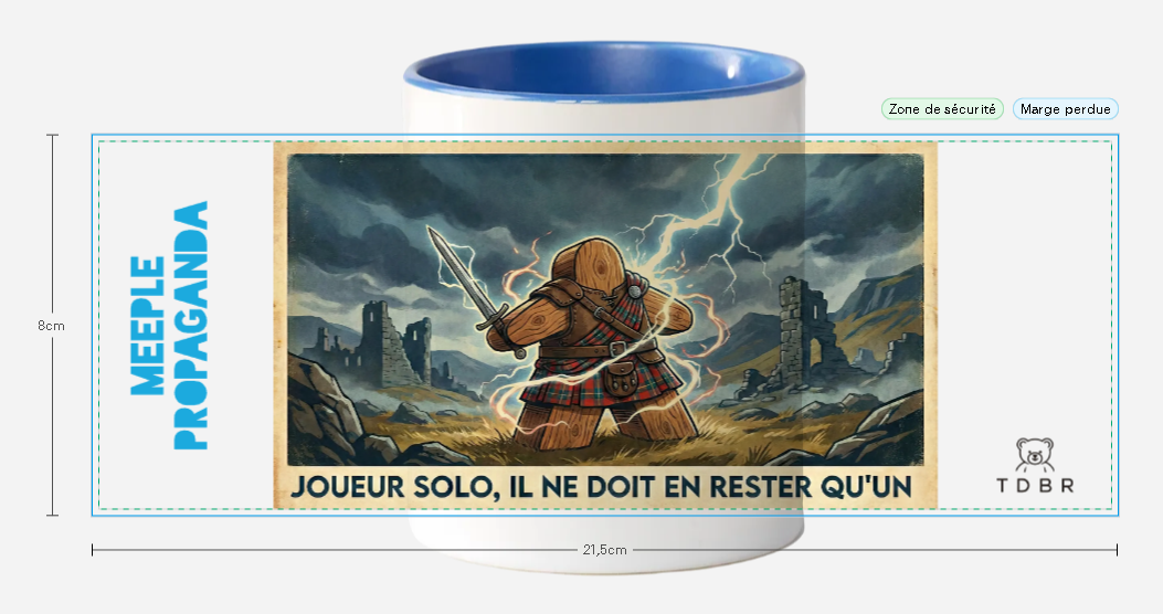 Mug "Meeple Propaganda" Solo 1