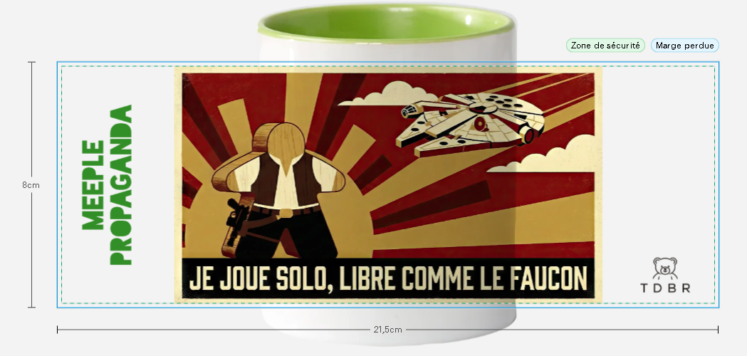 Mug "Meeple Propaganda" Solo 2